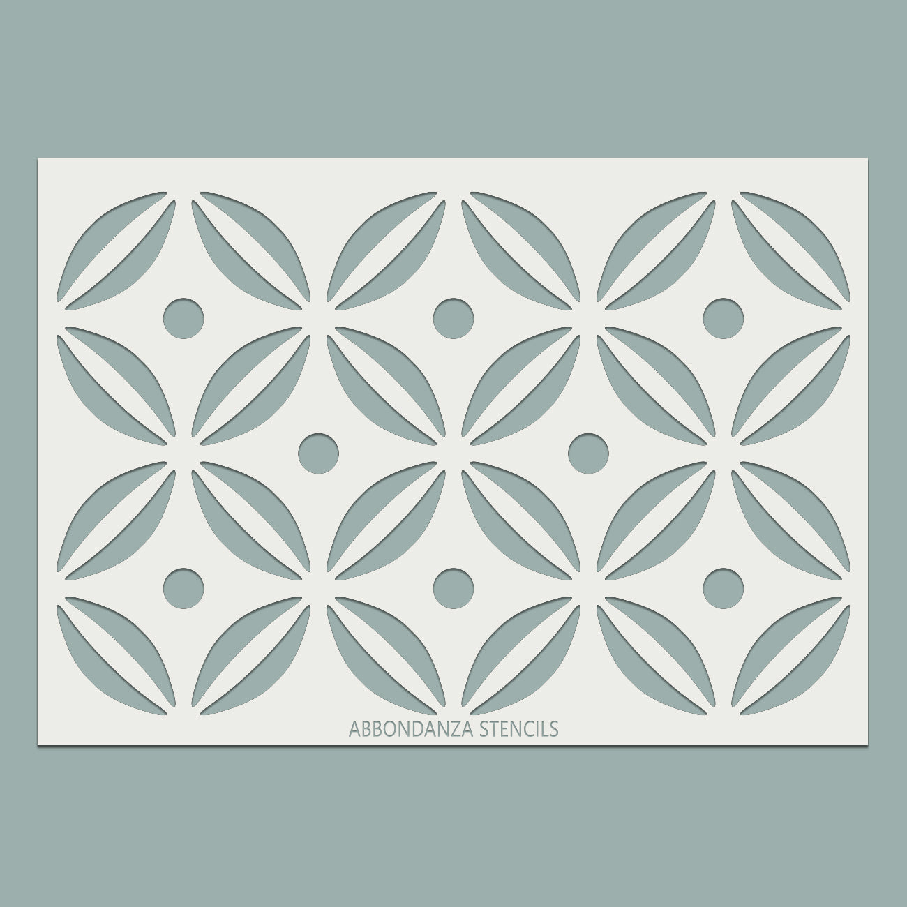 Schablone Petal Circles