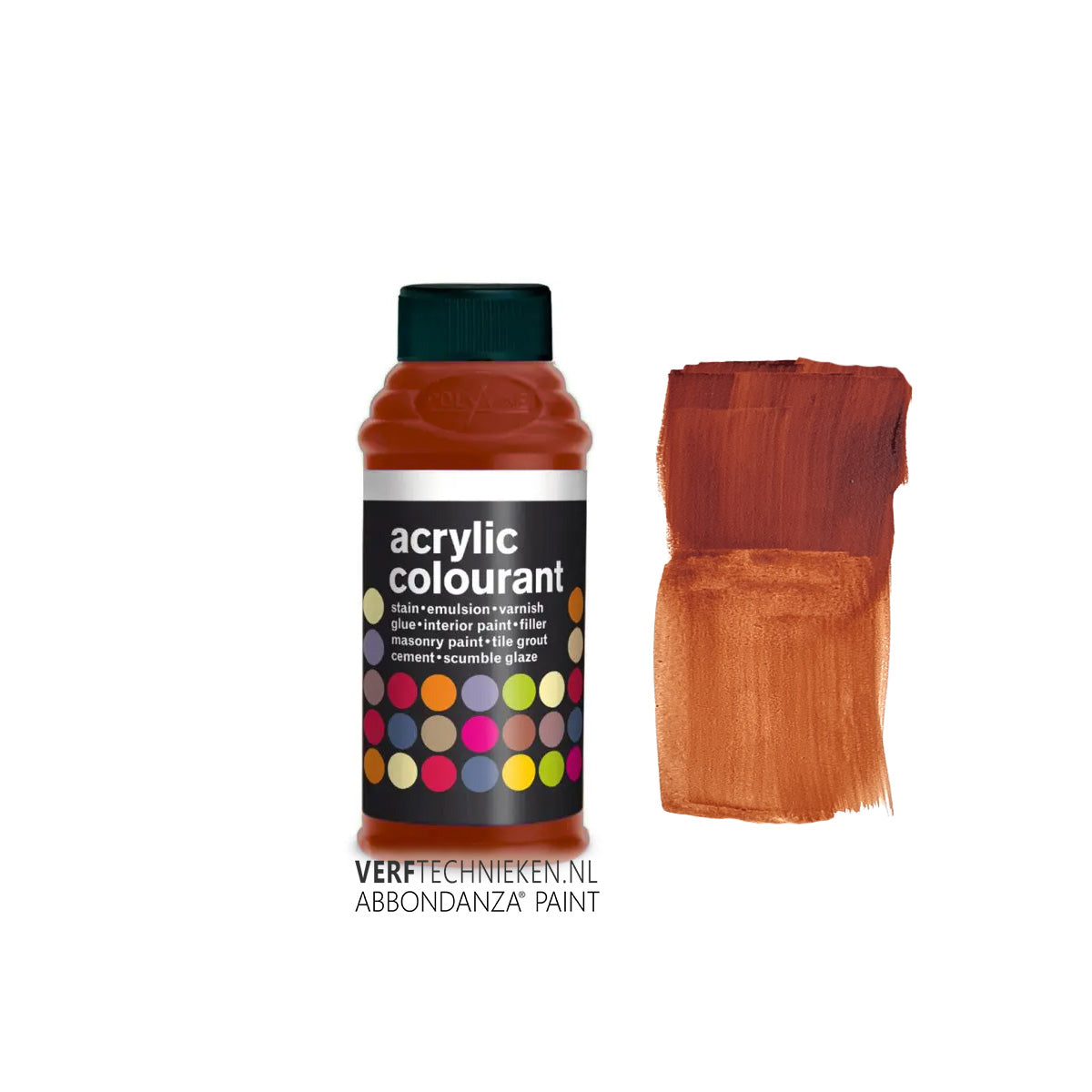 Acrylpigment Siena Gebrannt Muster