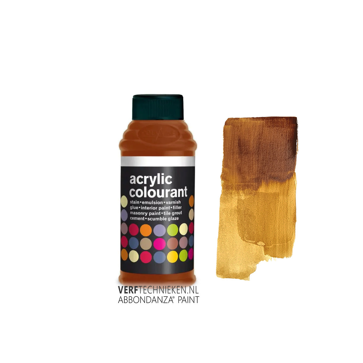 Acrylpigment Siena Natur Muster