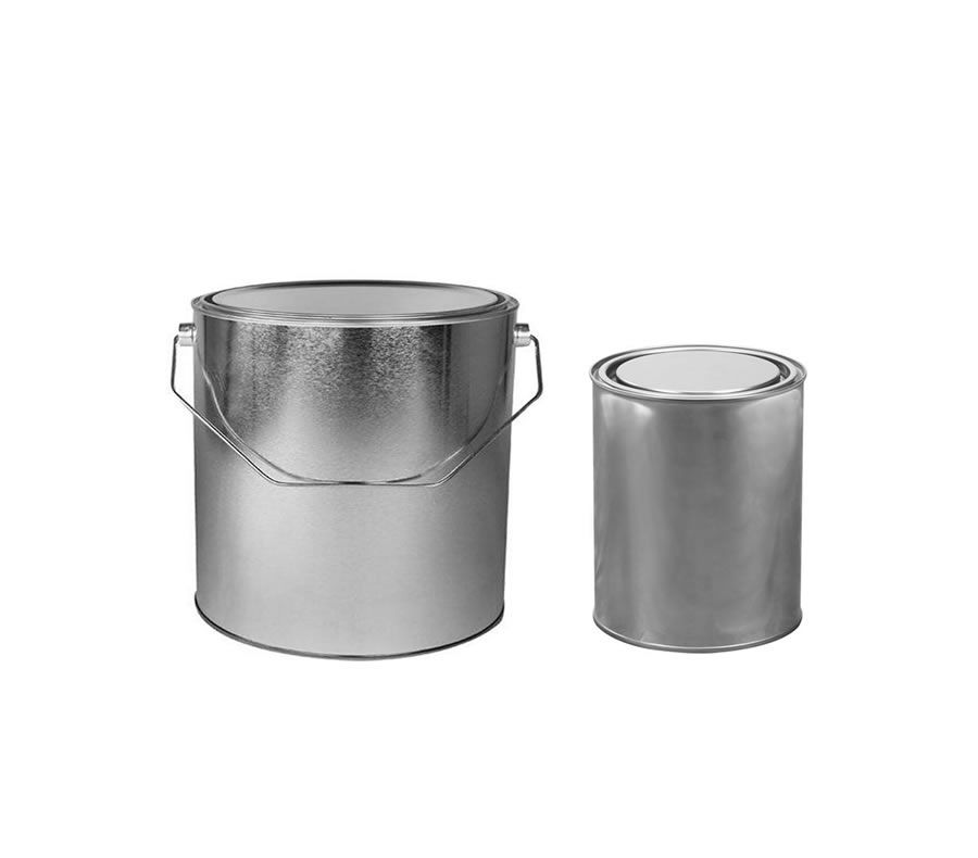 Farbdose mit Beschichtung