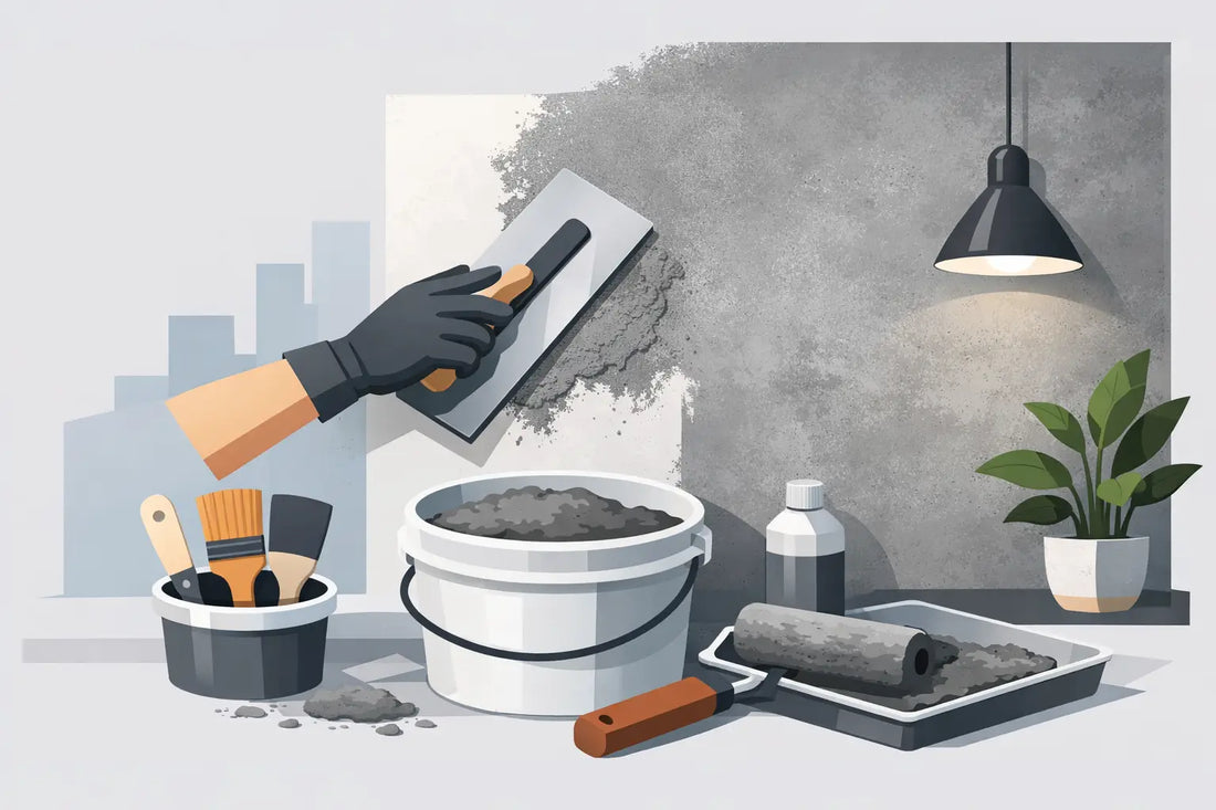 Beton Optik selber machen leicht erklärt