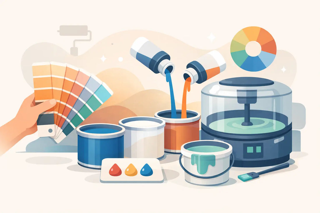 Wandfarbe Farbton mischen lassen - so klappt’s