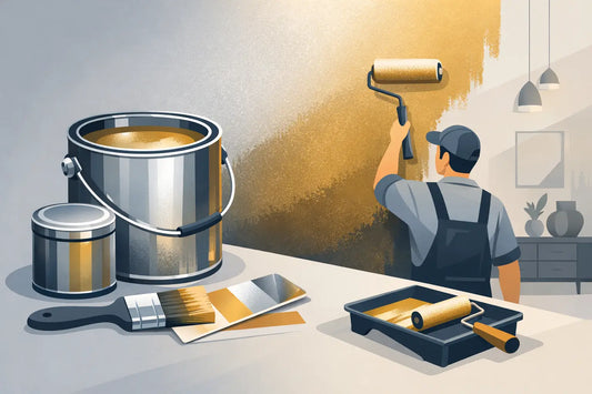 Metallische Wandfarbe kaufen leicht gemacht