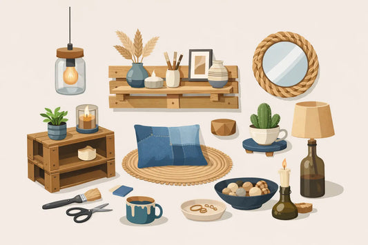 11 Wohnaccessoires Upcycling Ideen mit Stil