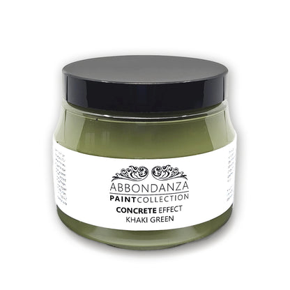 Concrete Effect Khaki Green