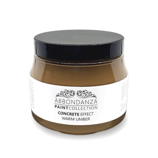 Concrete Effect Warm Umber