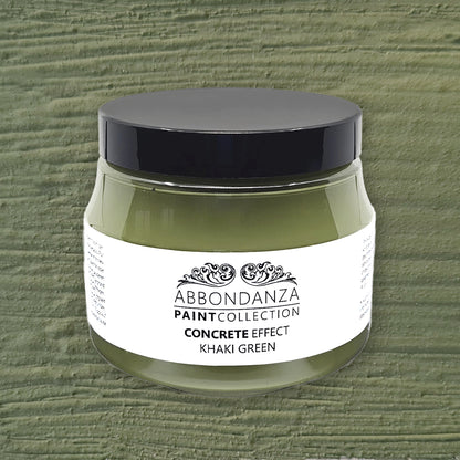 Concrete Effect Khaki Green