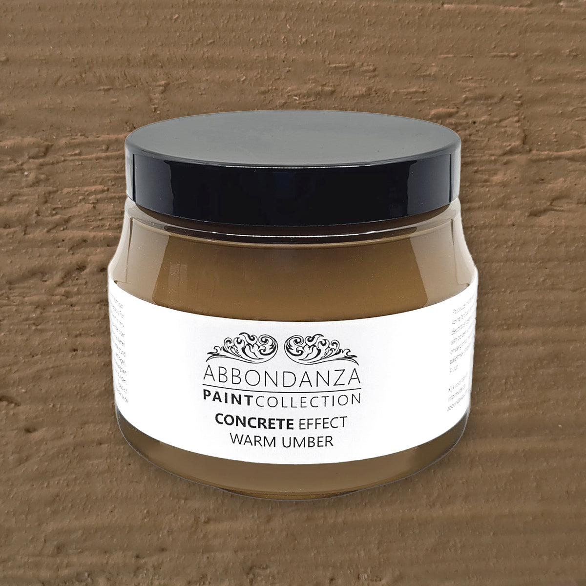 Concrete Effect Warm Umber