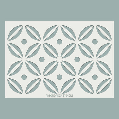 Schablone Petal Circles