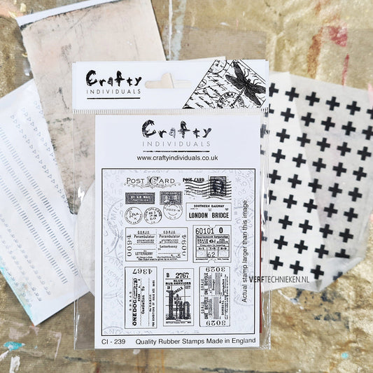 Stempel Vintage Tickets & Postmarks