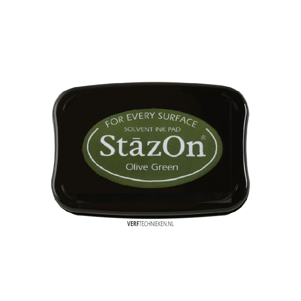 StazOn Inkpad Olive Green