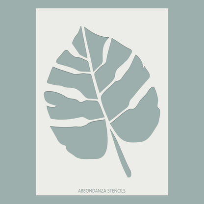 Stencil Monstera Abbondanza