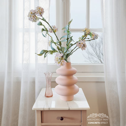 Verf je oude vaas met Concrete Effect Soft Blush